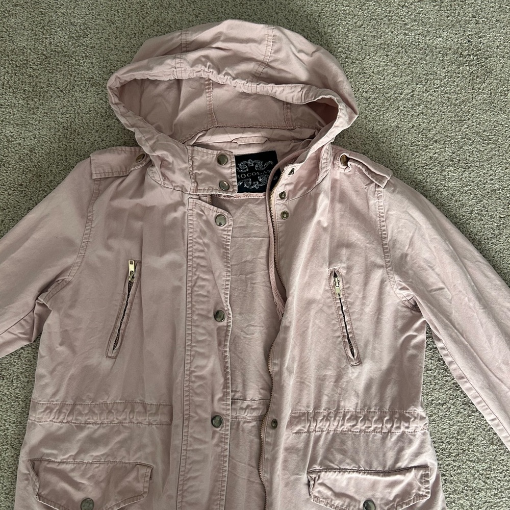 Chocolate Blush Utility Jacket